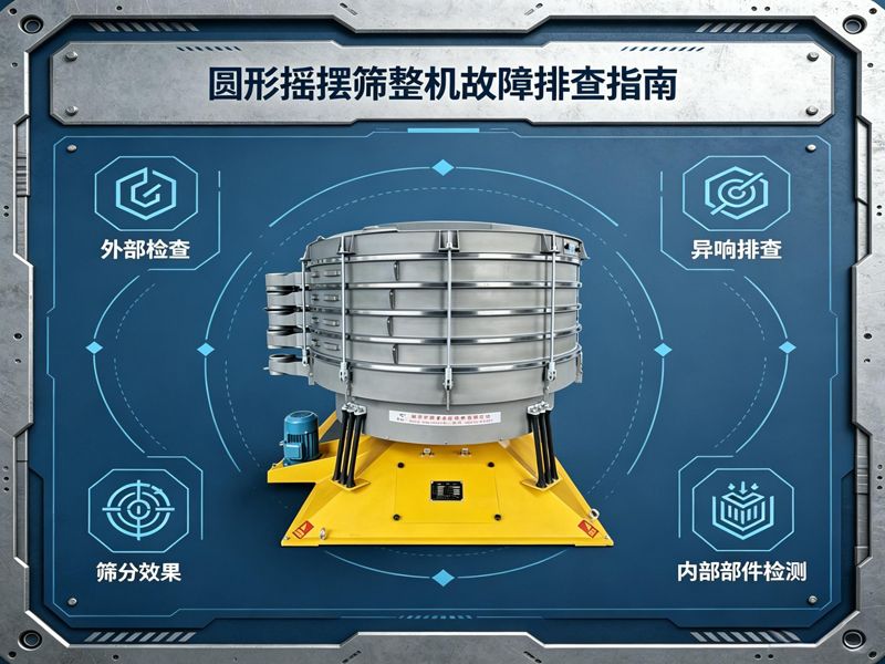 圆形摇摆筛整机故障率高？全套快速排查教程与采购避坑指南