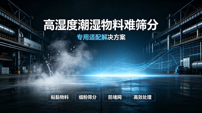 高湿度潮湿物料难筛分专用适配解决方案